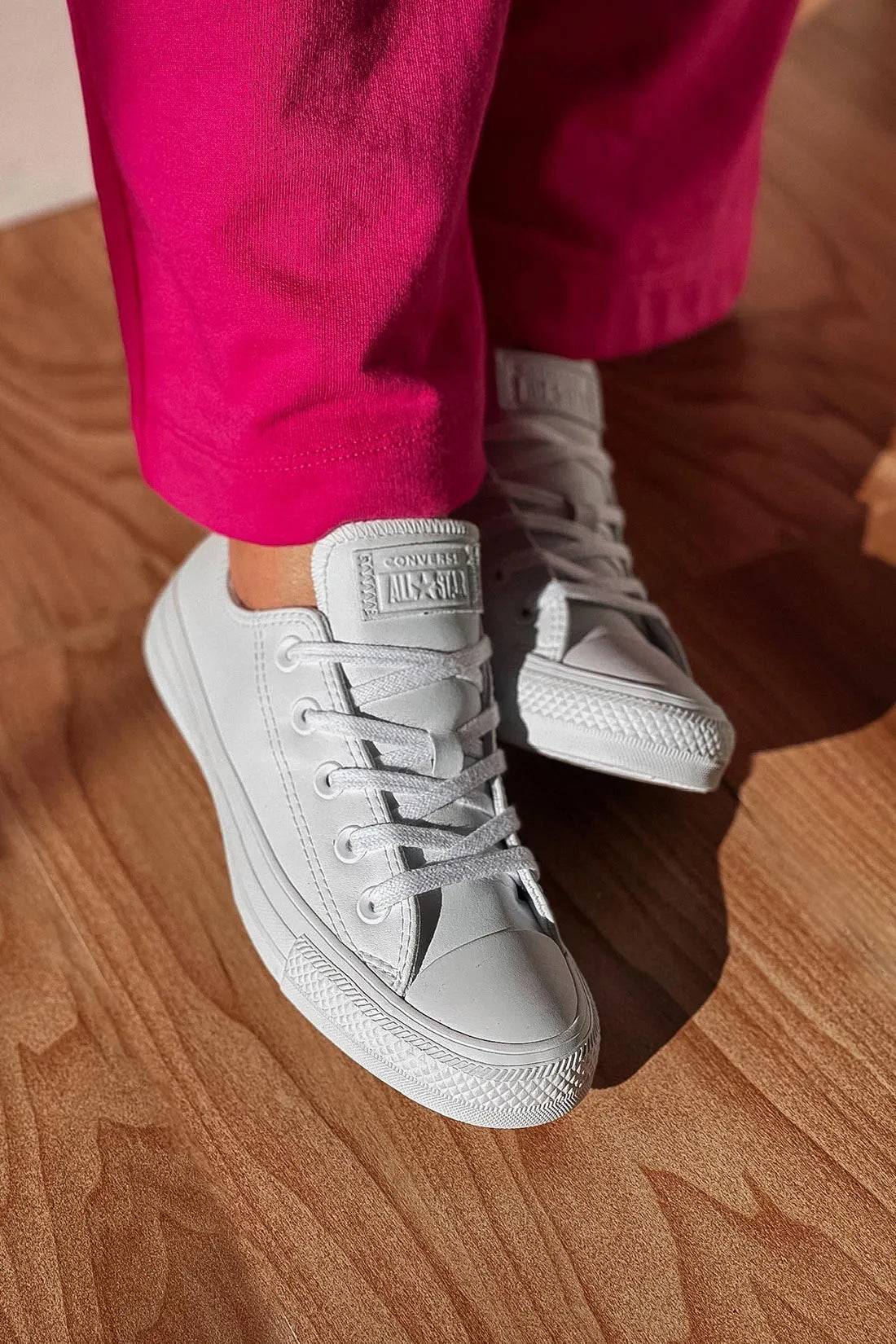 Converse tipo cuero all star